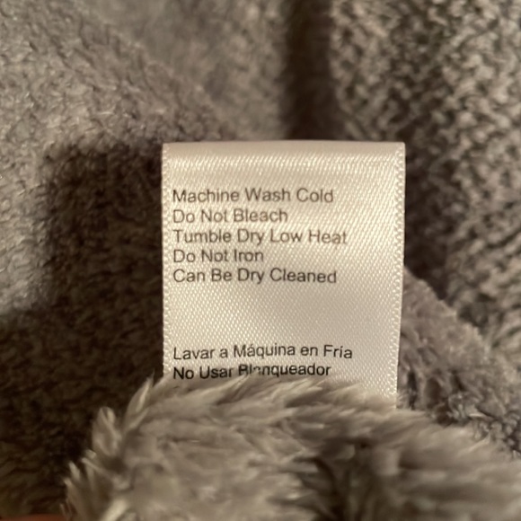 Jachs Cabin Gray with Aqua trim Fleece Pullover Jacket - Picture 8 of 9